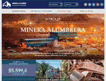 Tablet Screenshot of alumbrera.com.ar